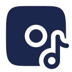 Turntable Music Note SVG Icon